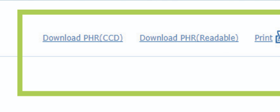 Download PHR CCD Link
